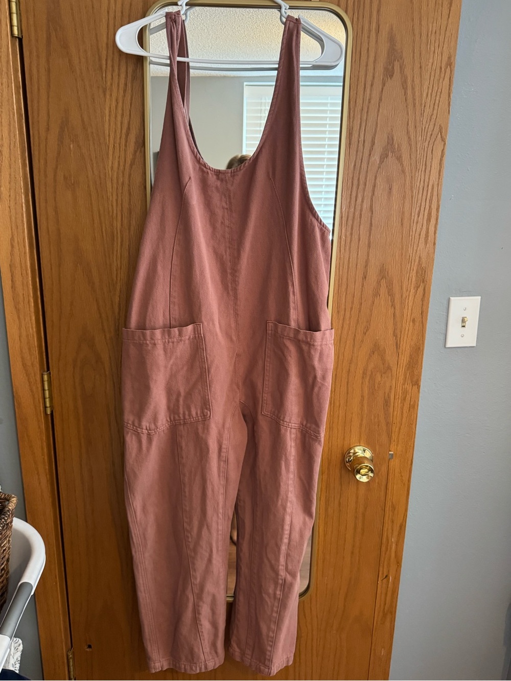 Wishlist Mauve Pink Utility Jumpsuit with Pockets